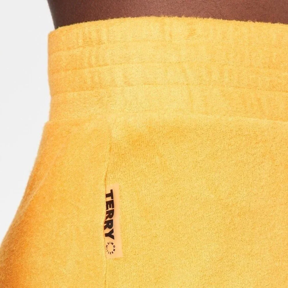 NWT SIMON MILLER GOLDEN YELLOW RETRO LOA WIDE LEG TERRY CLOTH PANTS SIZE SMALL - Picture 7 of 11